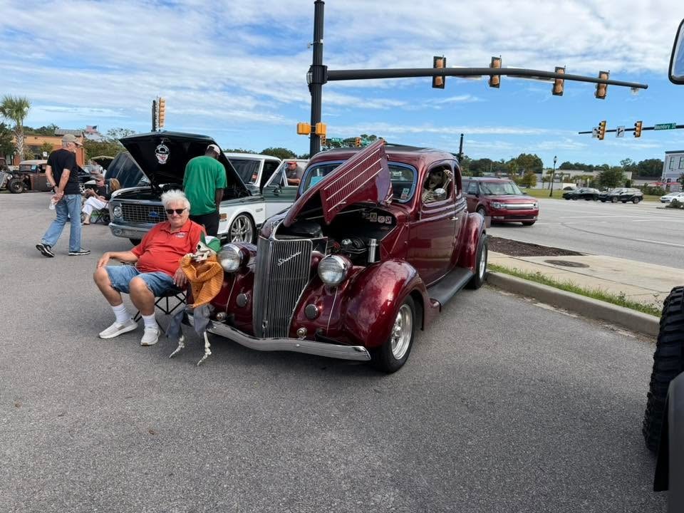 Muscle car at Brakes For Less Beaufort Car Show